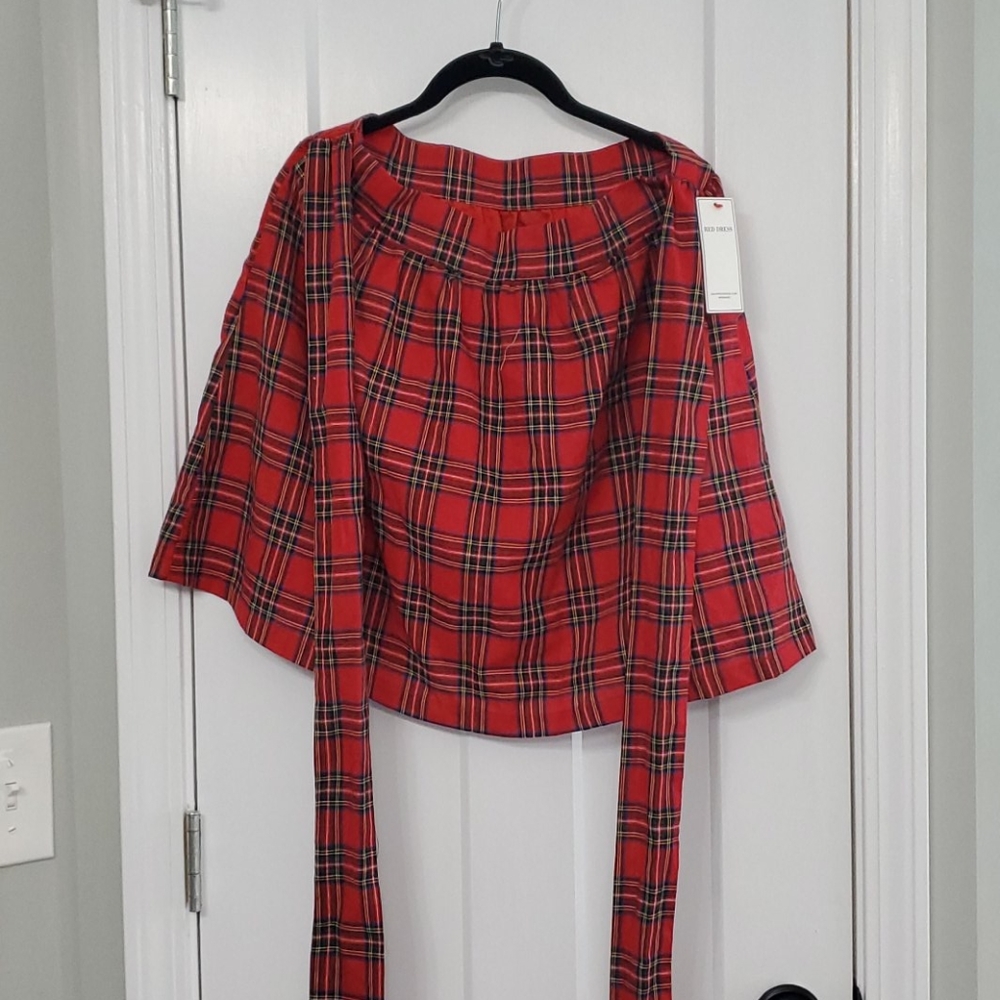 Red Plaid skirt